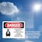 Signmission Formaldehyde Irritant Hazard Danger Sign, Vinyl Decal, 10in W x 7in L, 2PK OS-2PACK-DS-D-710-L-1266 - alternate 8